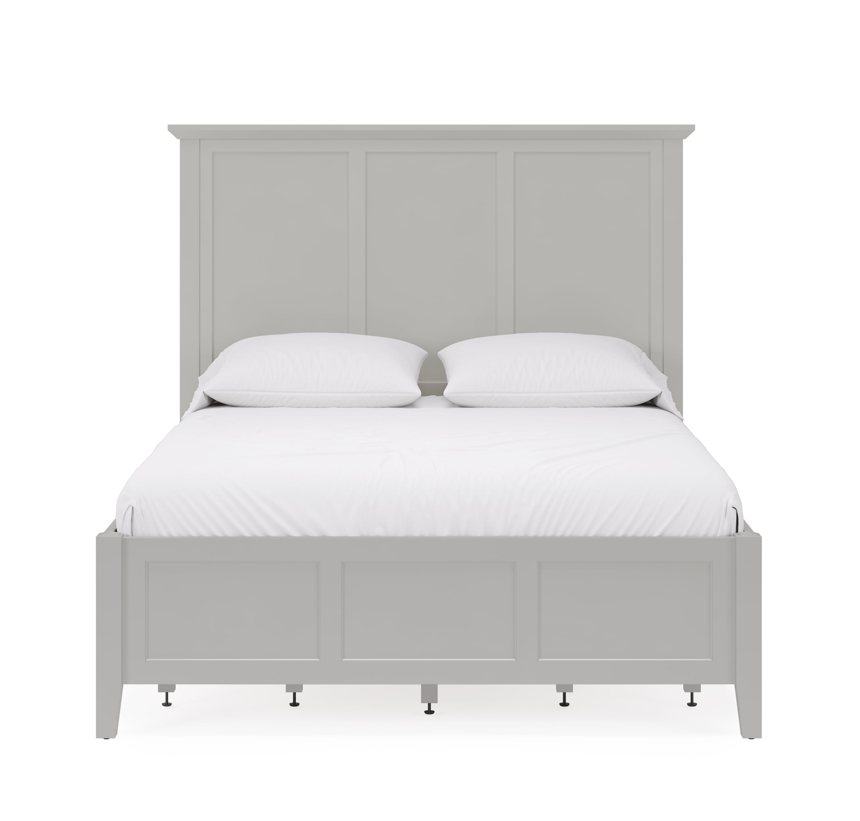 Modus Furniture Grace Elephant Grey Panel Queen Bed