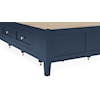 Modus International Grace Blueberry Panel California King Bed