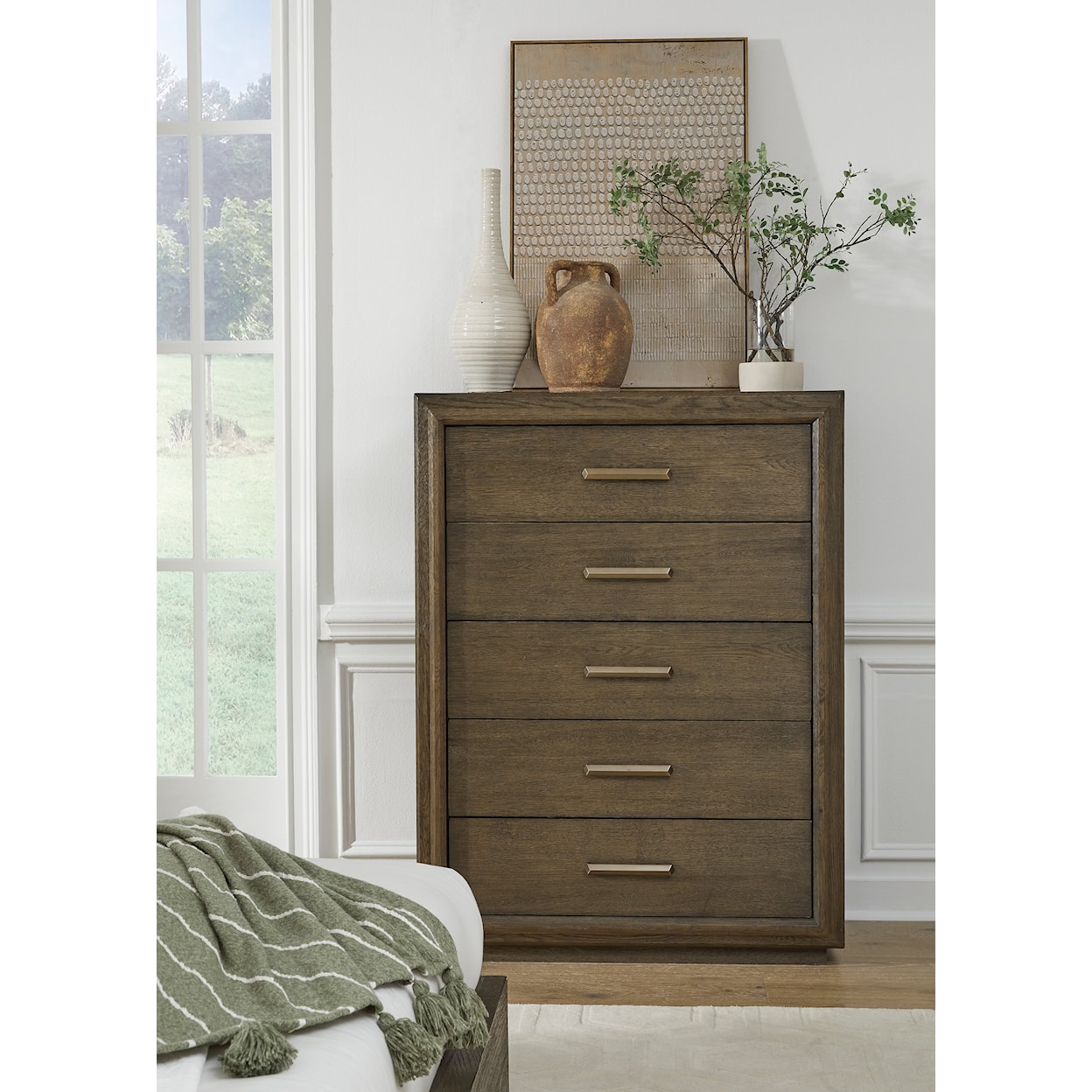 Modus International Lawson 5-Drawer Wood Chest