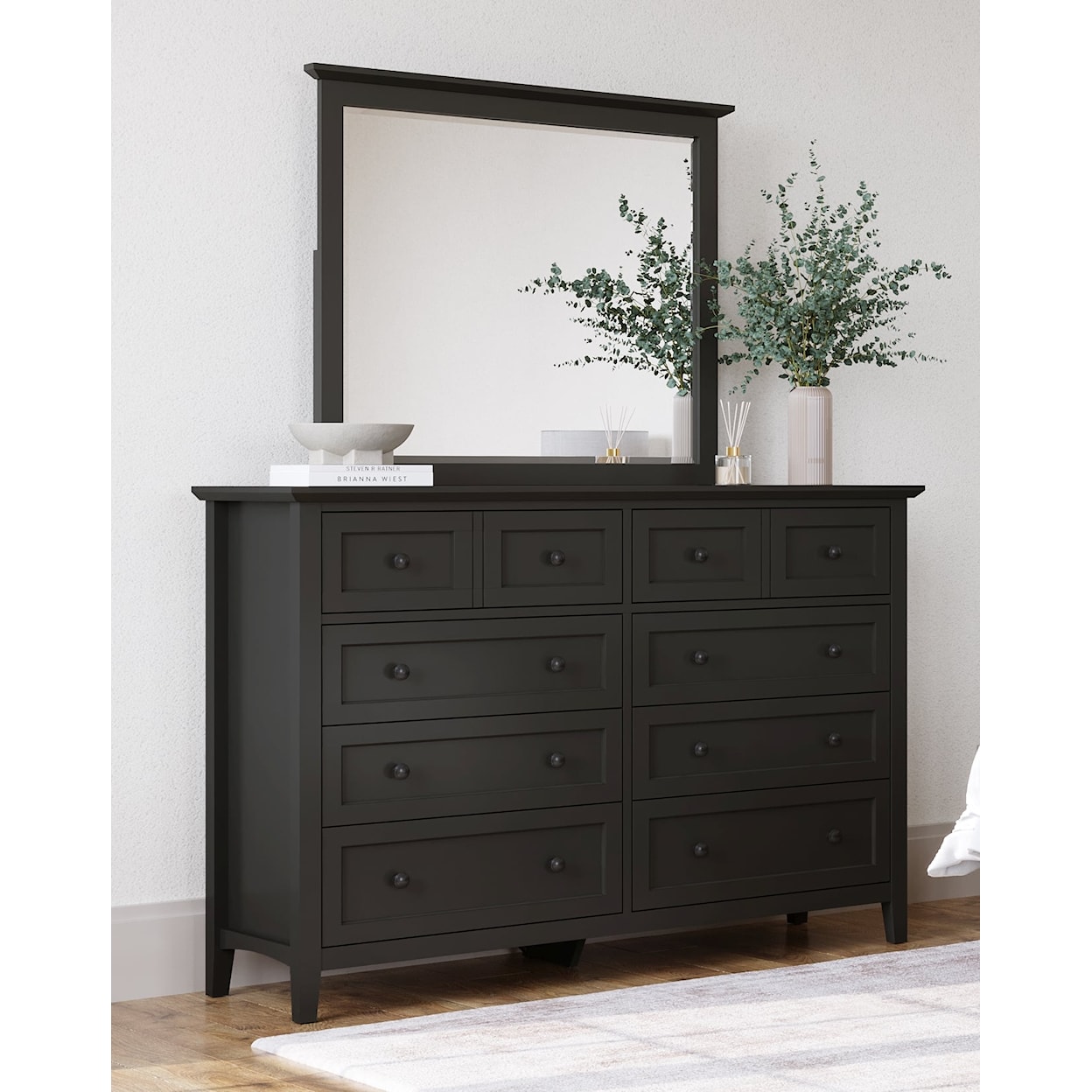 Modus International Grace Raven 8-Drawer Dresser