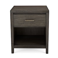 1-Drawer Nightstand in Sharkskin