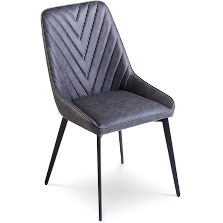 Lucia Side Chair - Charco/Blk