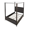 Modus International Lucerne King Canopy Bed in Vintage Coffee