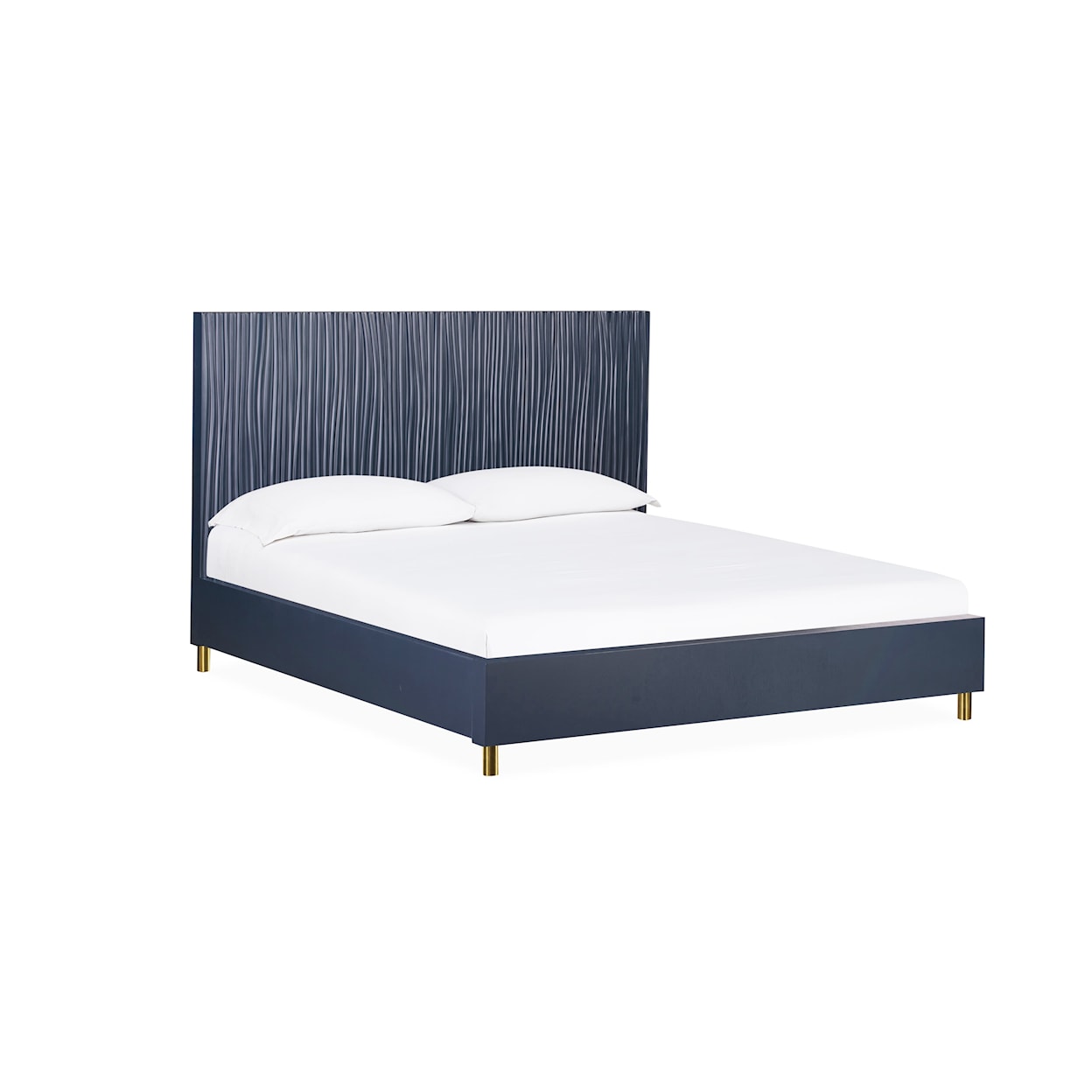 Modus International Argento California King Wave-Patterned Bed