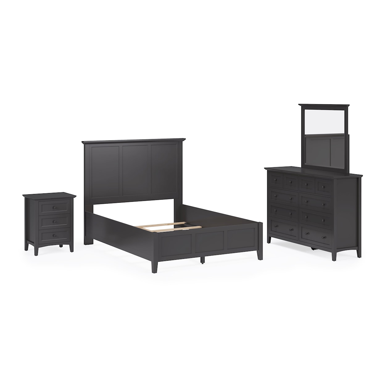 Modus International Grace Raven California King Bedroom Set