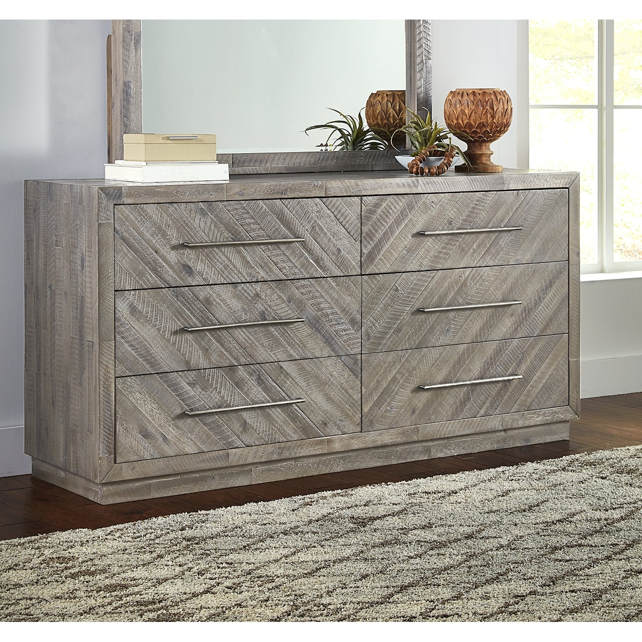 Modus International Alexandra Solid Wood 6-Drawer Dresser
