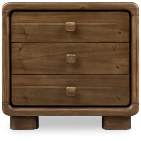 3-Drawer Nightstand
