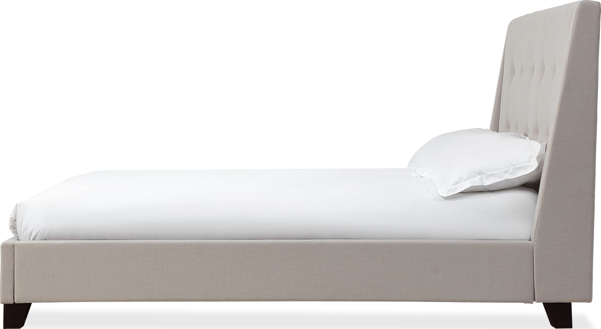 Modus Furniture Madera Putty Madera Full Bed- Putty