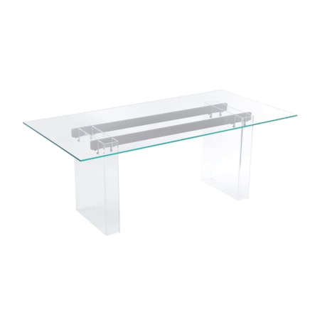 Moorea Double Pedestal Rect Dining Table