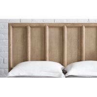Rustic Contemporary King Panel Bed