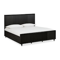 Contemporary Panel California King Bed