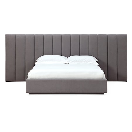 King Upholstered Wall Bed