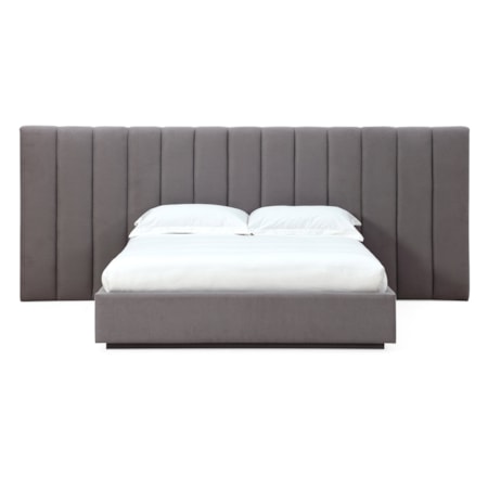 Queen Upholstered Wall Bed
