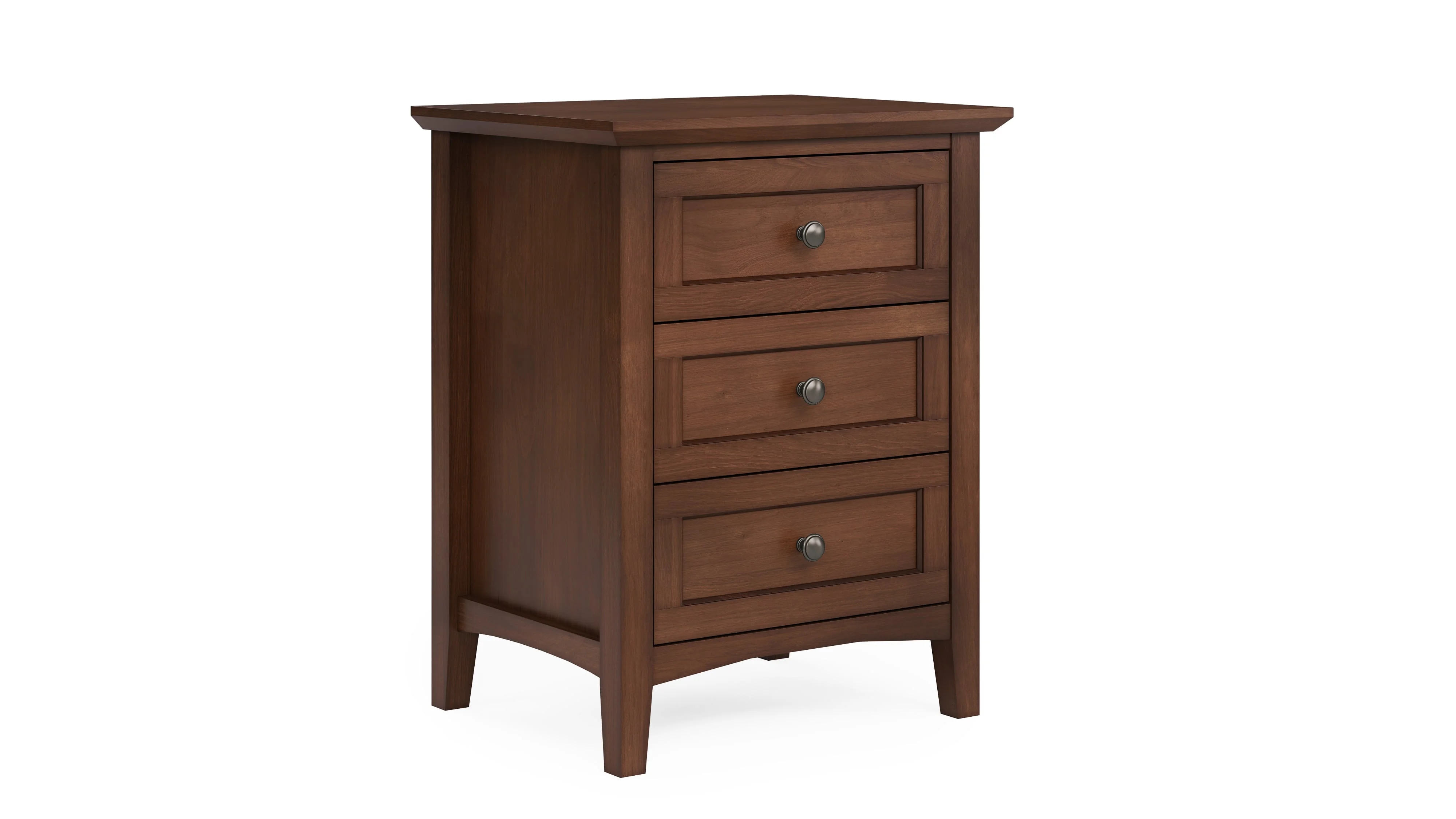 Modus International Grace Dark Mocha PNRC81 Transitional 3Drawer