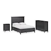 Modus International Grace Raven California King Panel Bed