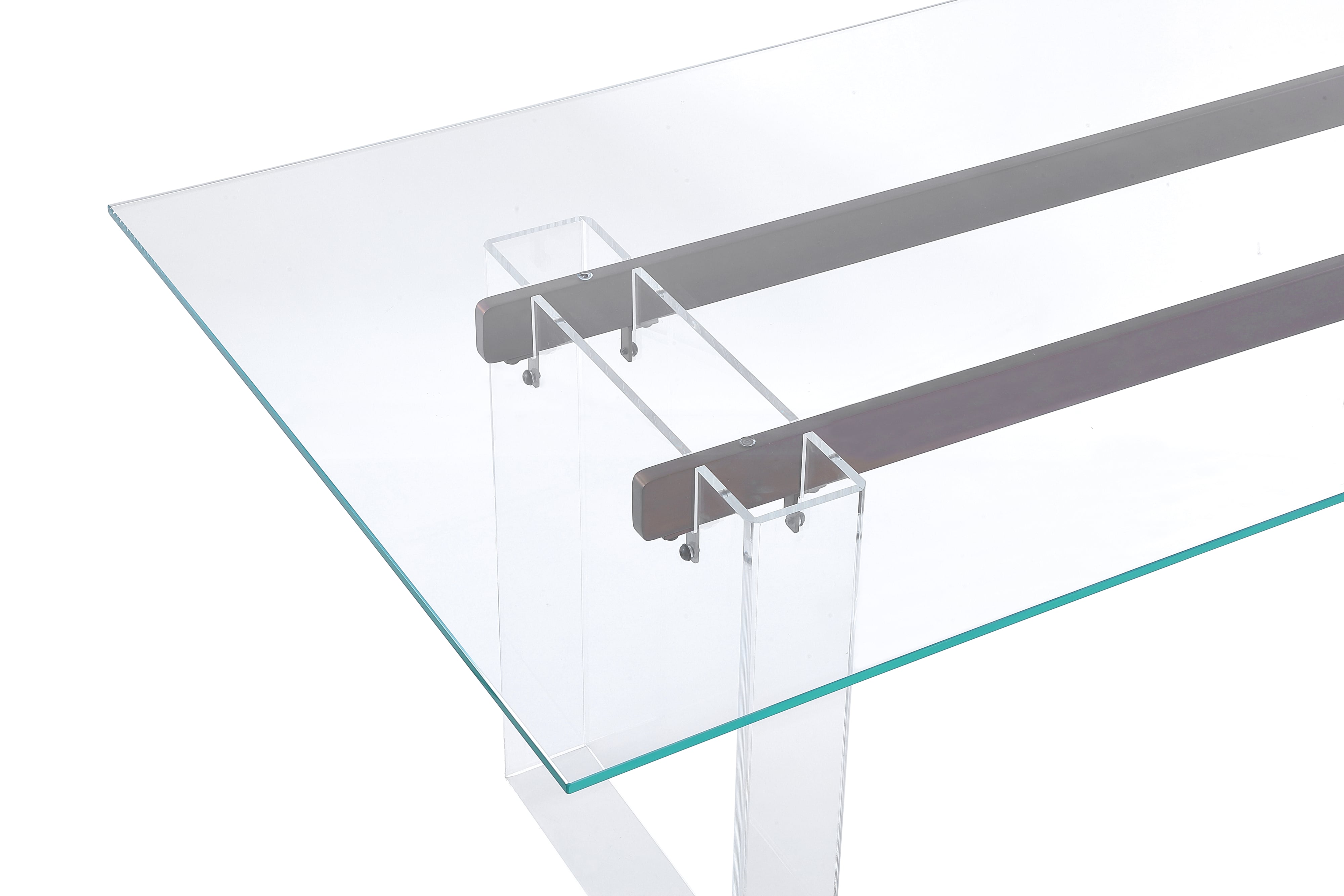 Modus Furniture Crossroads 2.0 Moorea Double Pedestal Rect Dining Table