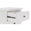 Modus International Grace Snowfall 3-Drawer Nightstand