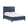 Modus International Grace Blueberry Panel Queen Bed