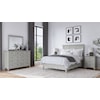 Modus International Grace Elephant Grey Panel King Bed