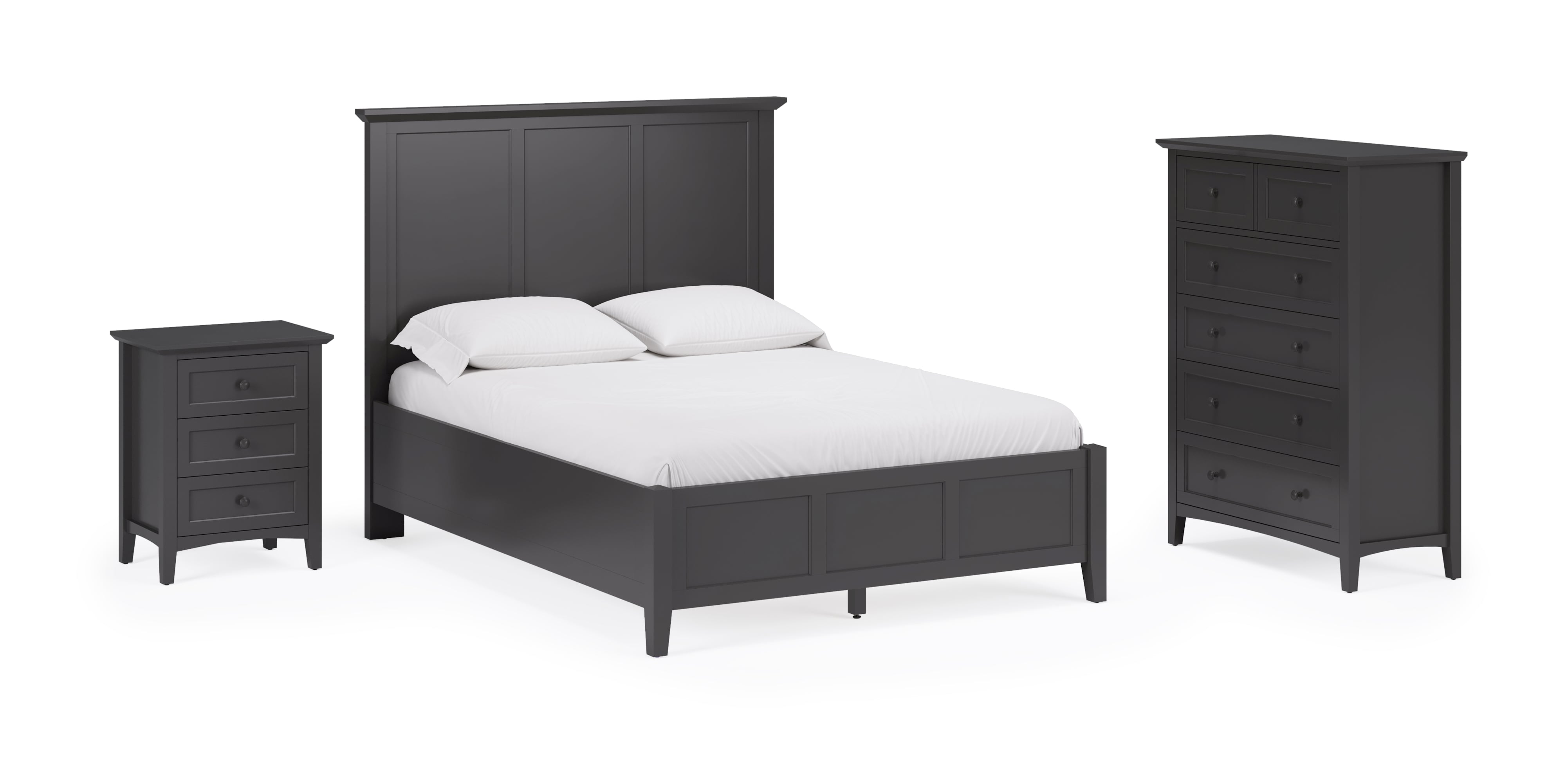 Modus Furniture Grace Raven 5-Drawer Bedroom Chest