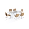 Modus International Crossroads 2.0 Moorea Double Pedestal Rect Dining Table