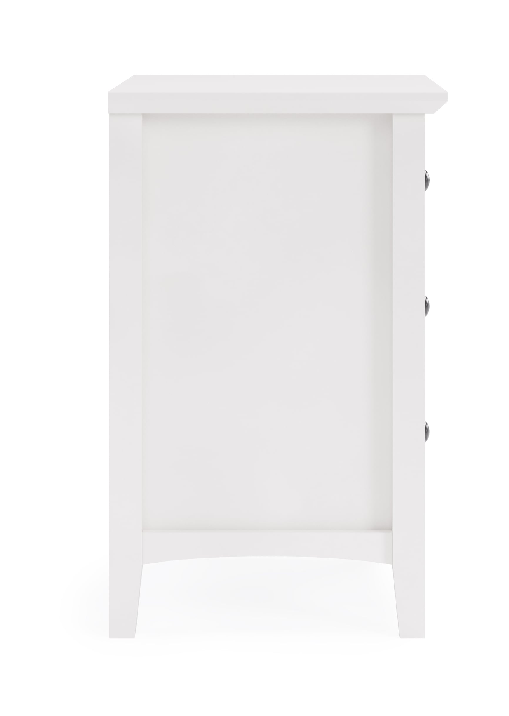 Modus Furniture Grace Snowfall 3-Drawer Nightstand