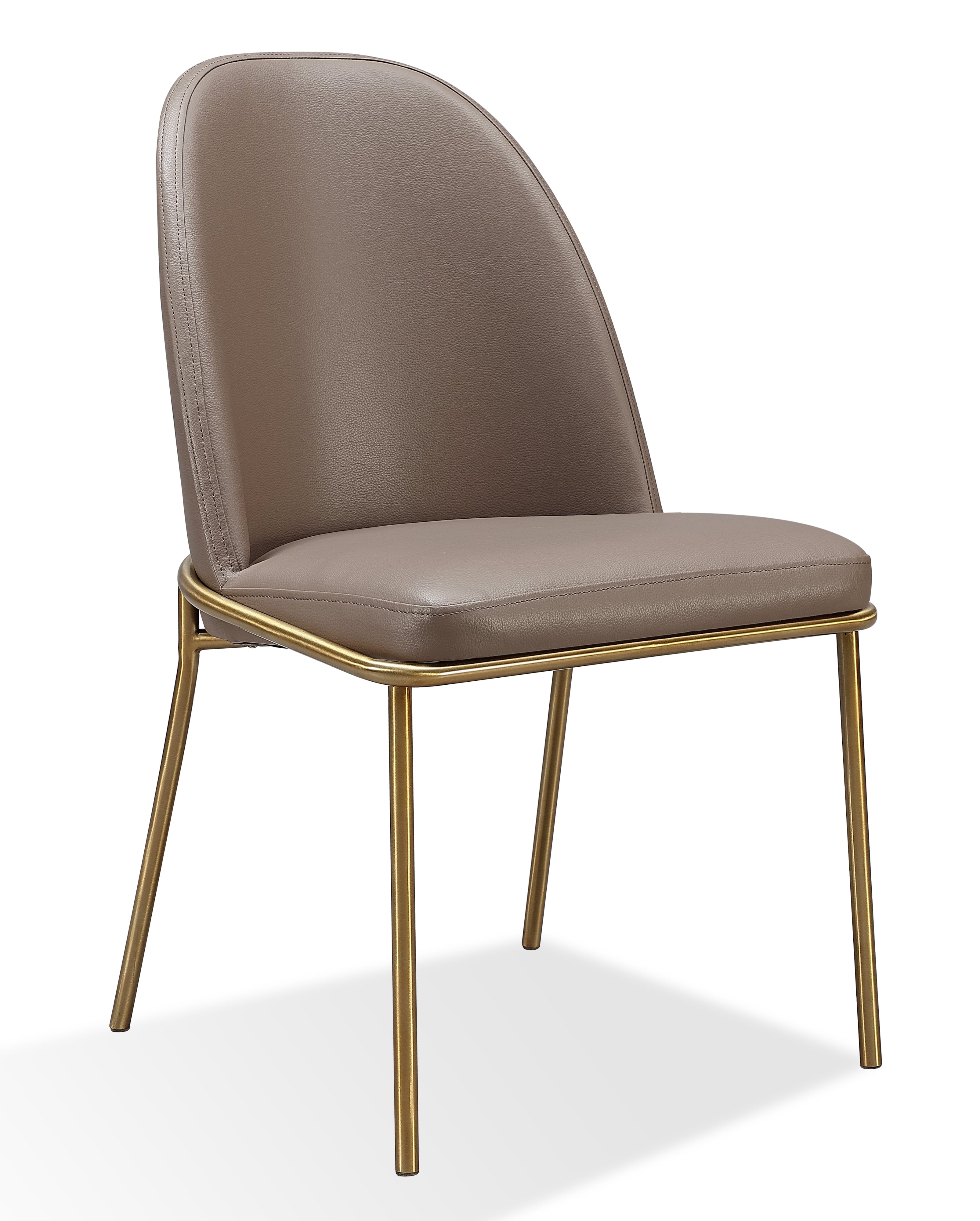 Brass leg dining discount chair