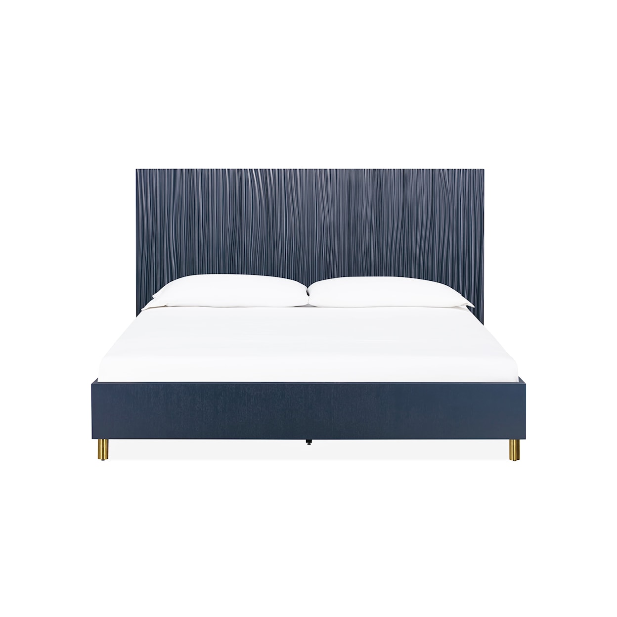 Modus International Argento King Wave-Patterned Bed