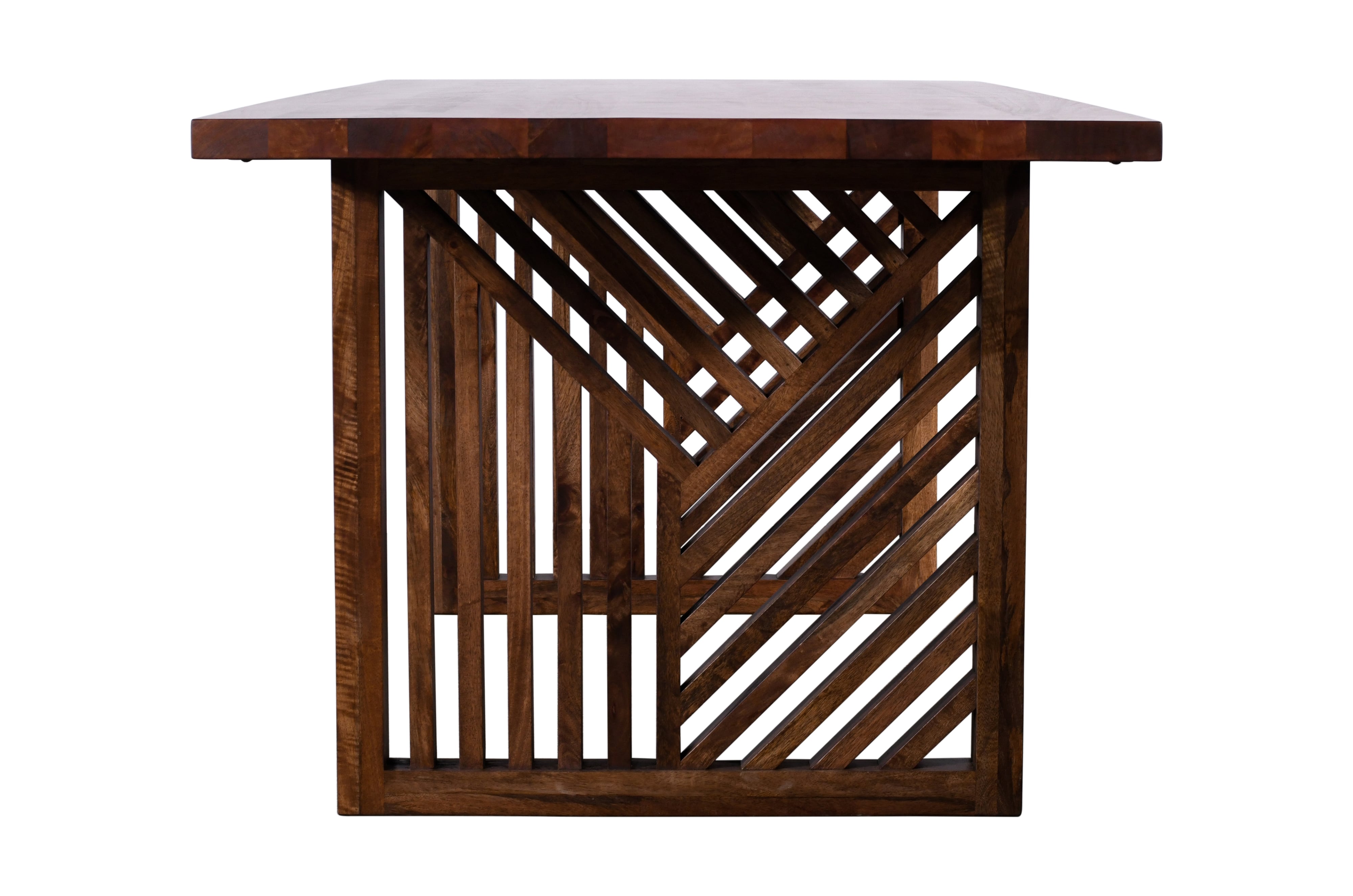 Modus International Sunrise PGRR60 MidCentury Modern Solid Wood Rectangular Dining Table A1