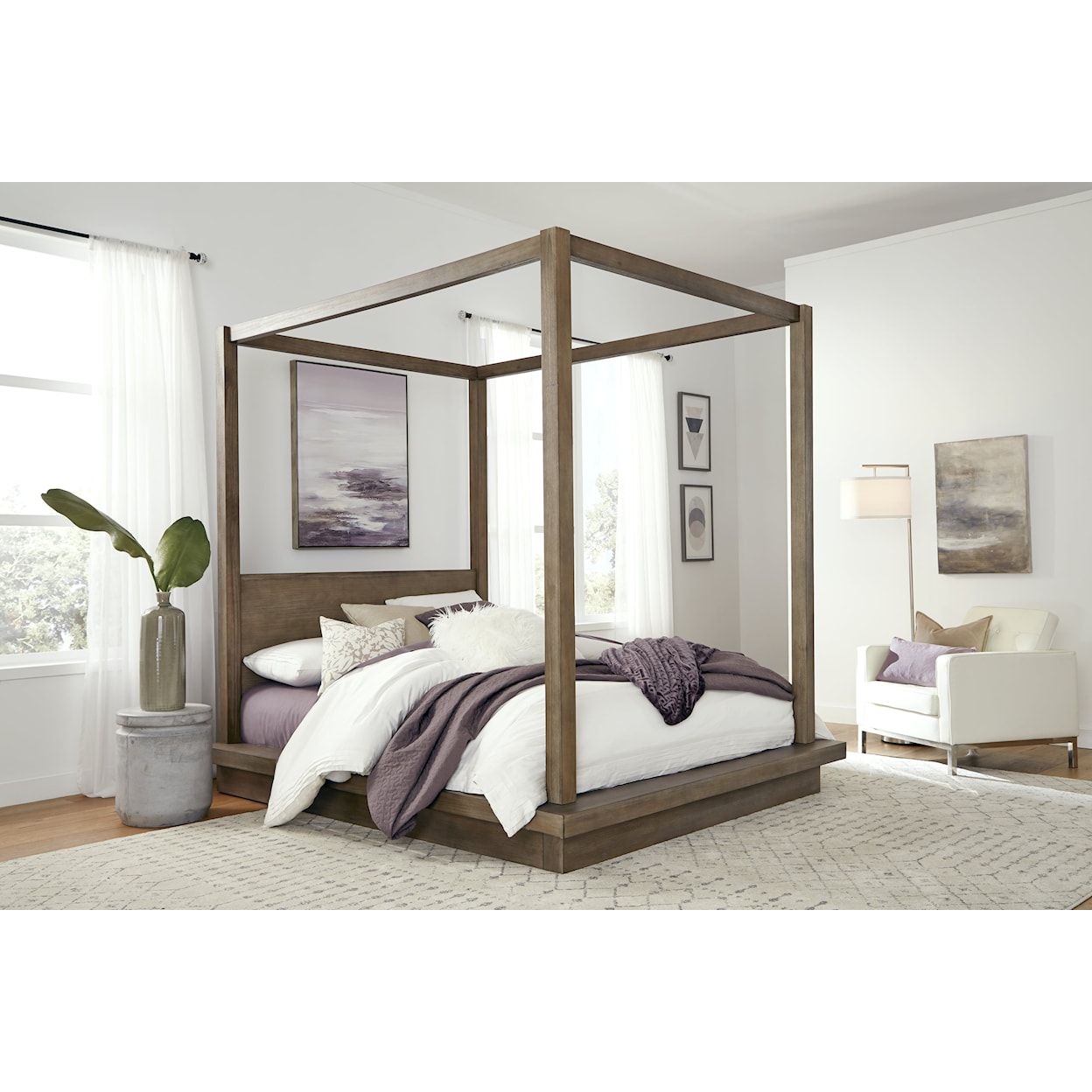 Modus International Melbourne California King Canopy Bed