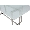 Modus International Eliza Cracked Glass Dining Table