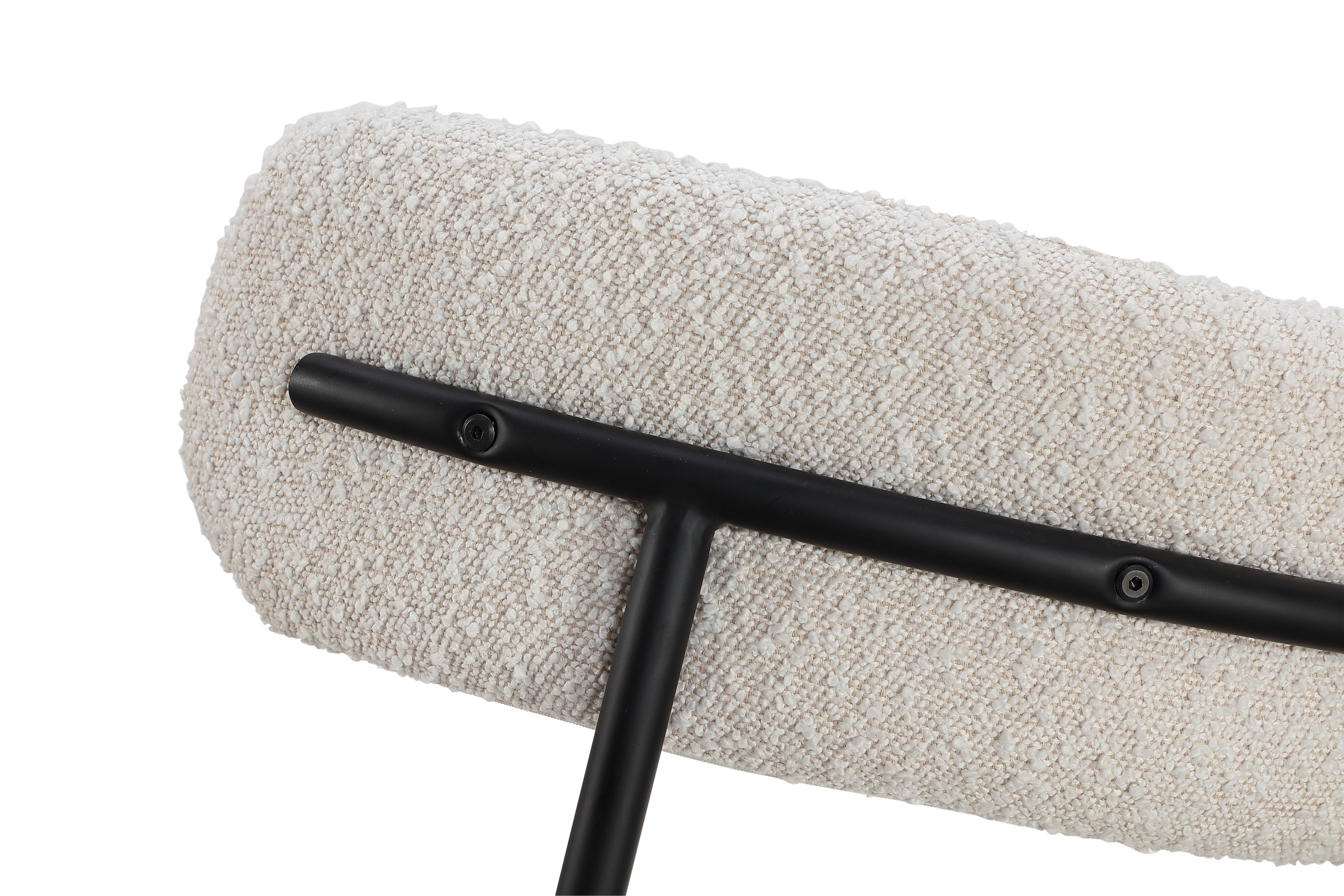 Modus Furniture Aere Upholstered Dining Chair - Ivory/Blk