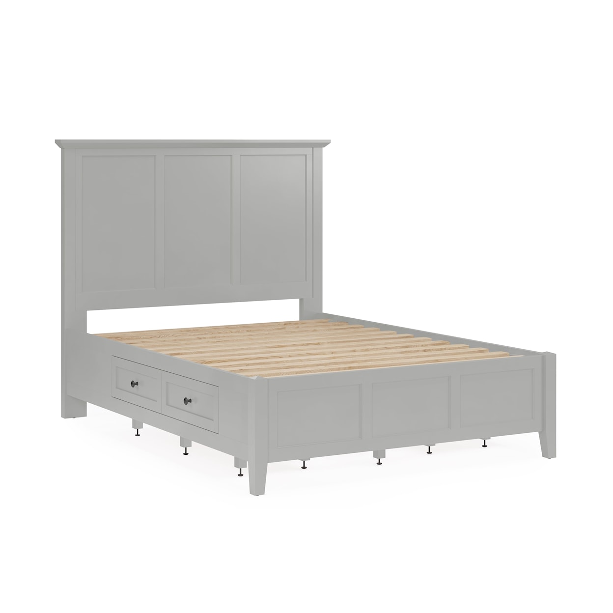 Modus International Grace Elephant Grey Panel King Bed