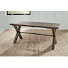 Modus International Dubois Reclaimed Wood and Metal Dining Bench