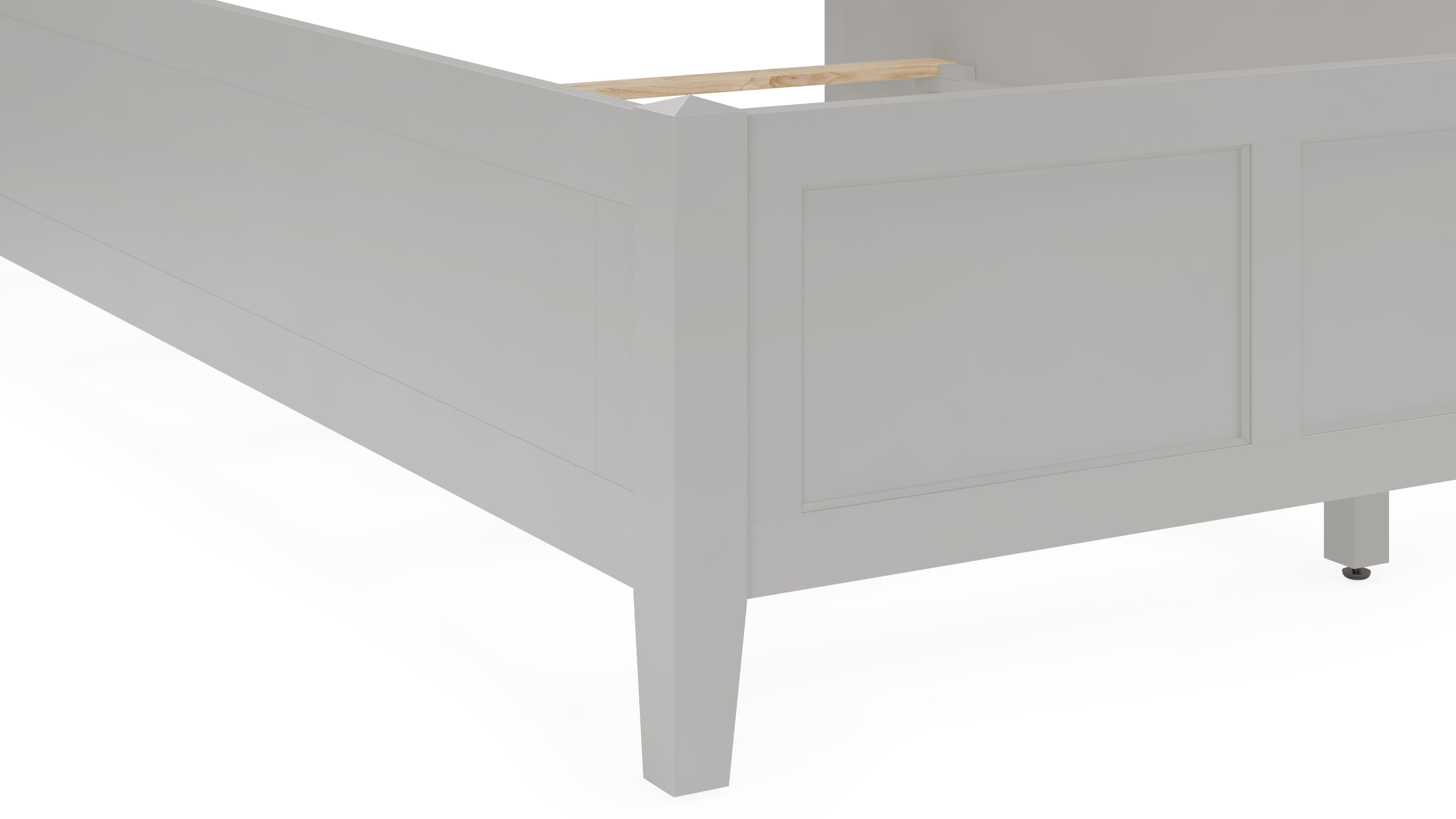 Modus Furniture Grace Elephant Grey Panel Queen Bed