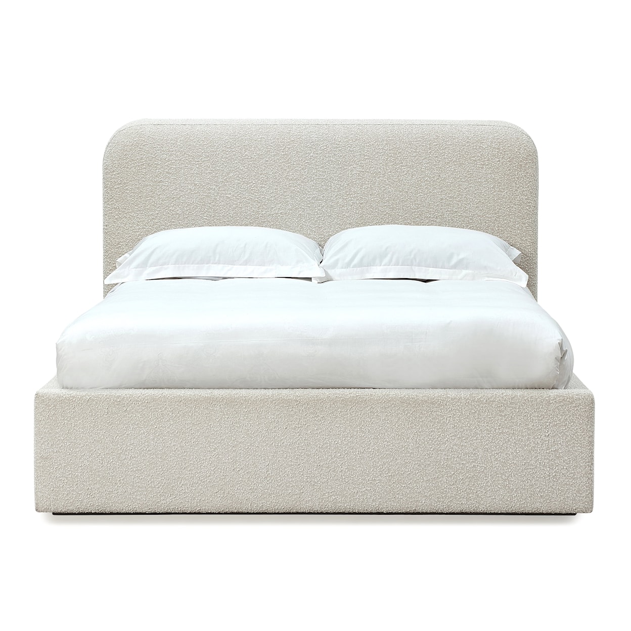 Modus International Off-White Full Upholstered Platform Bed