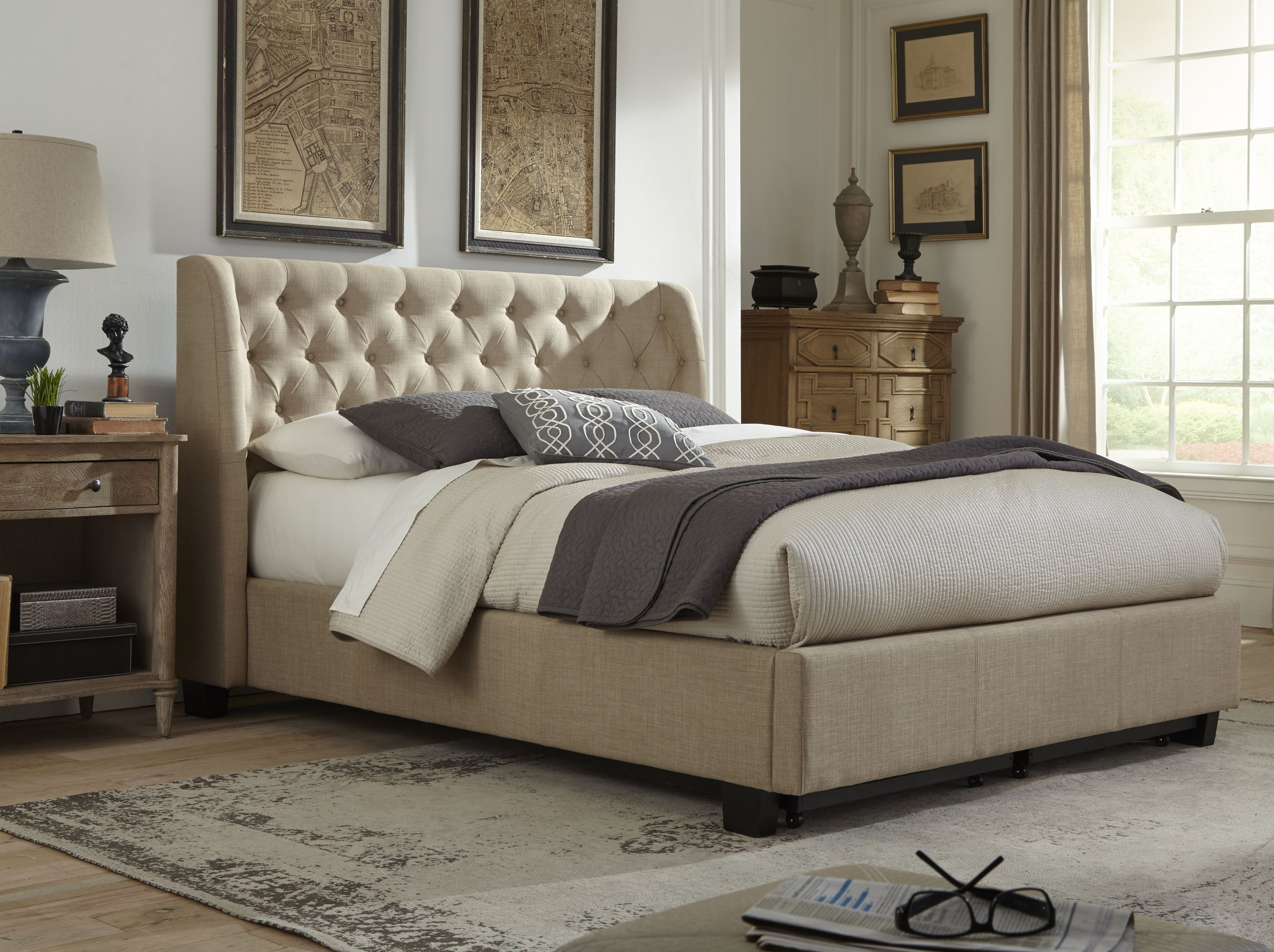 Full Levi Platform Bed