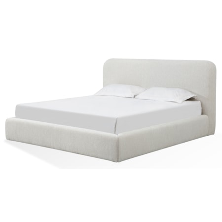Queen Upholstered Platform Bed