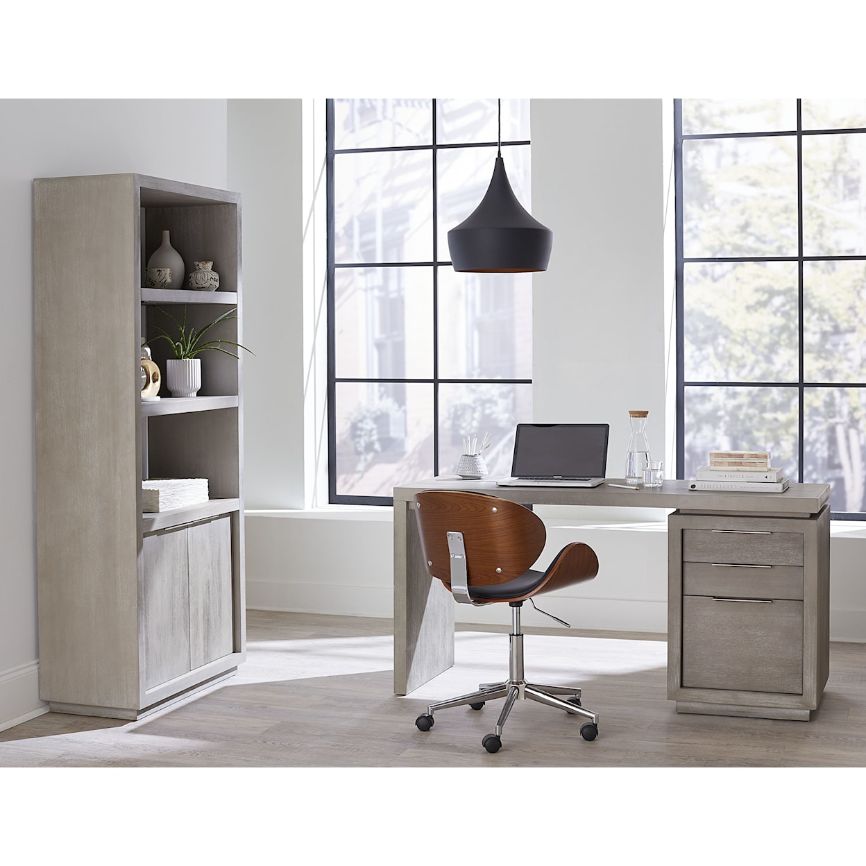 Modus International Oxford Single Pedestal Desk