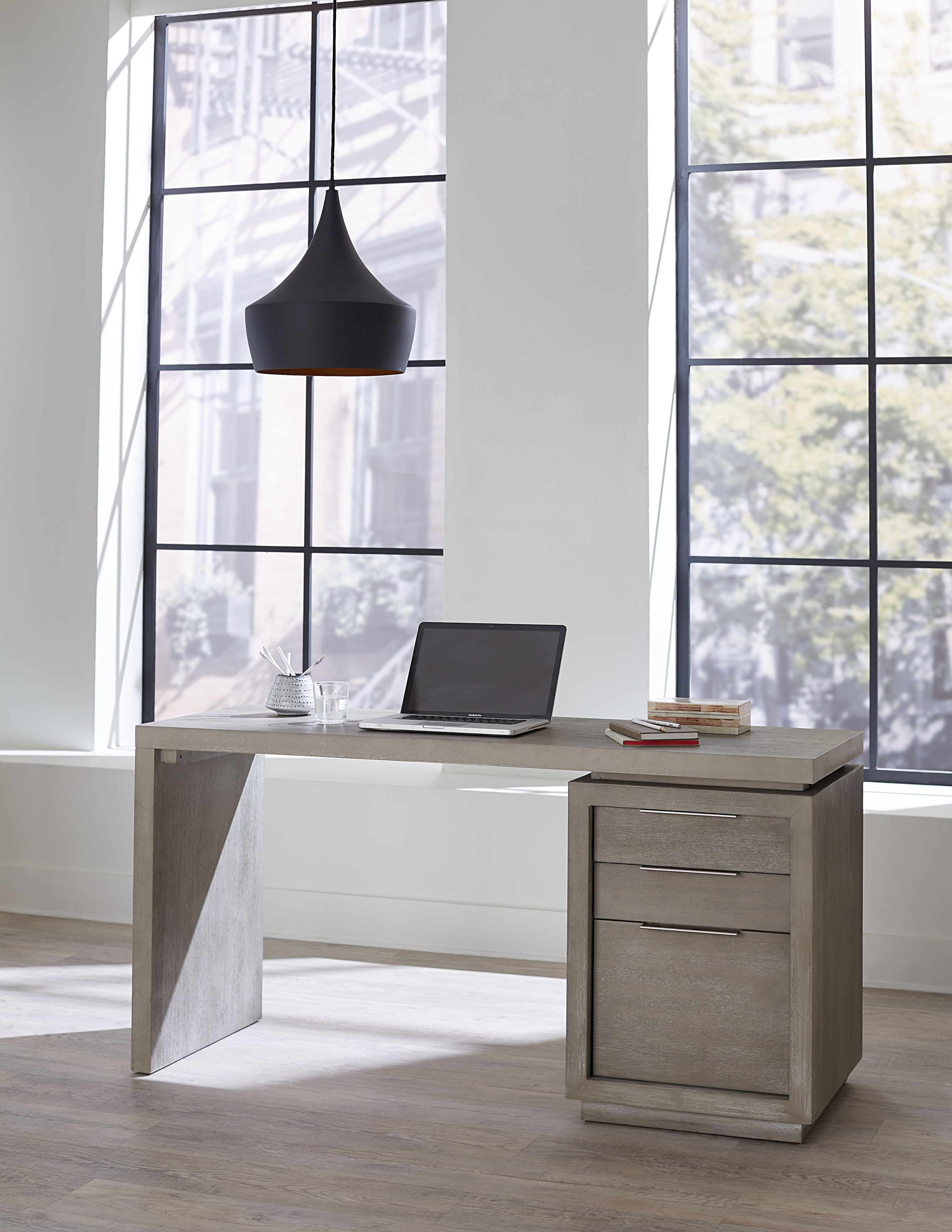 Modus Furniture Oxford Single Pedestal Desk