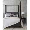 Modus International Lucerne King Canopy Bed in Vintage Coffee