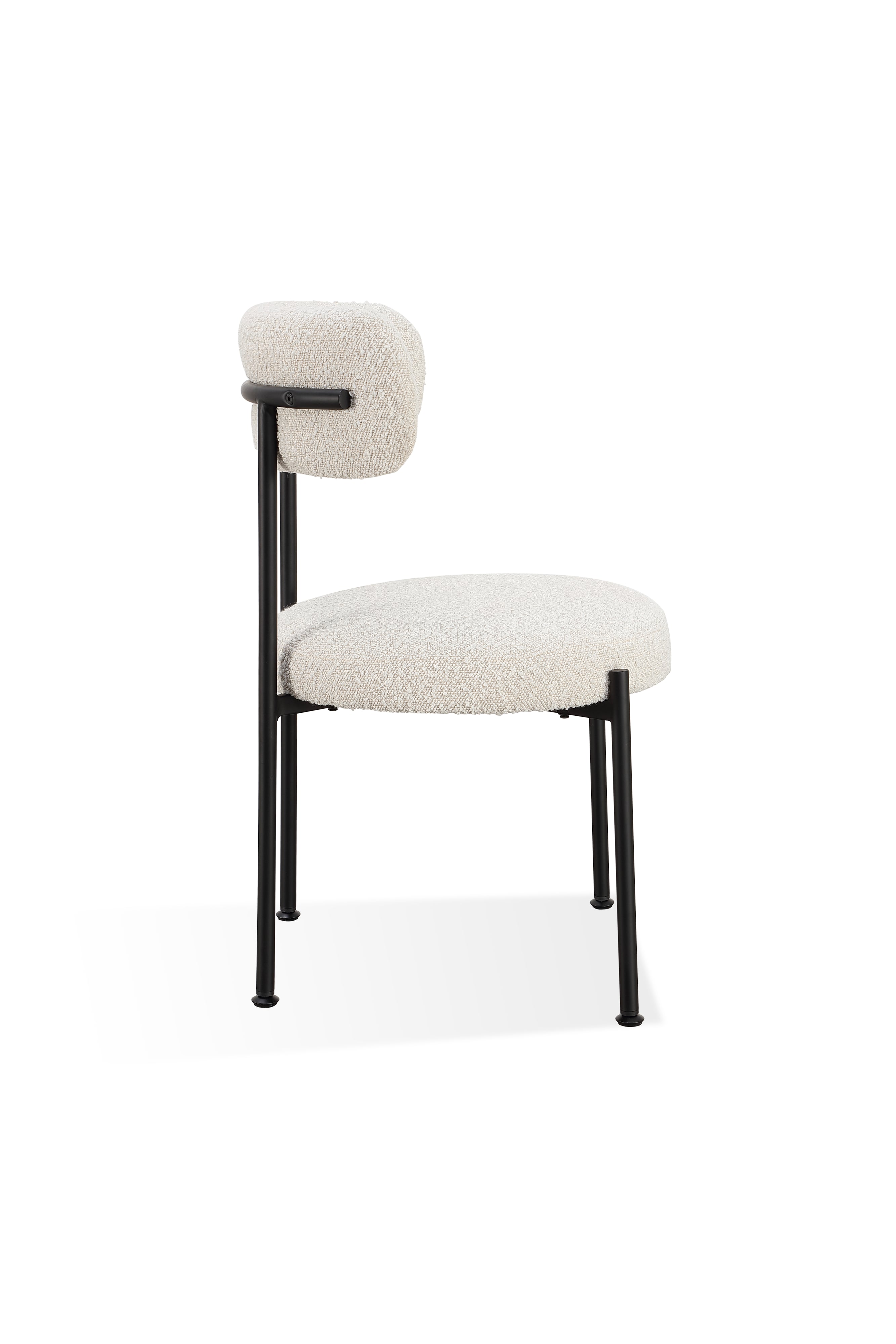 Modus Furniture Aere Upholstered Dining Chair - Ivory/Blk