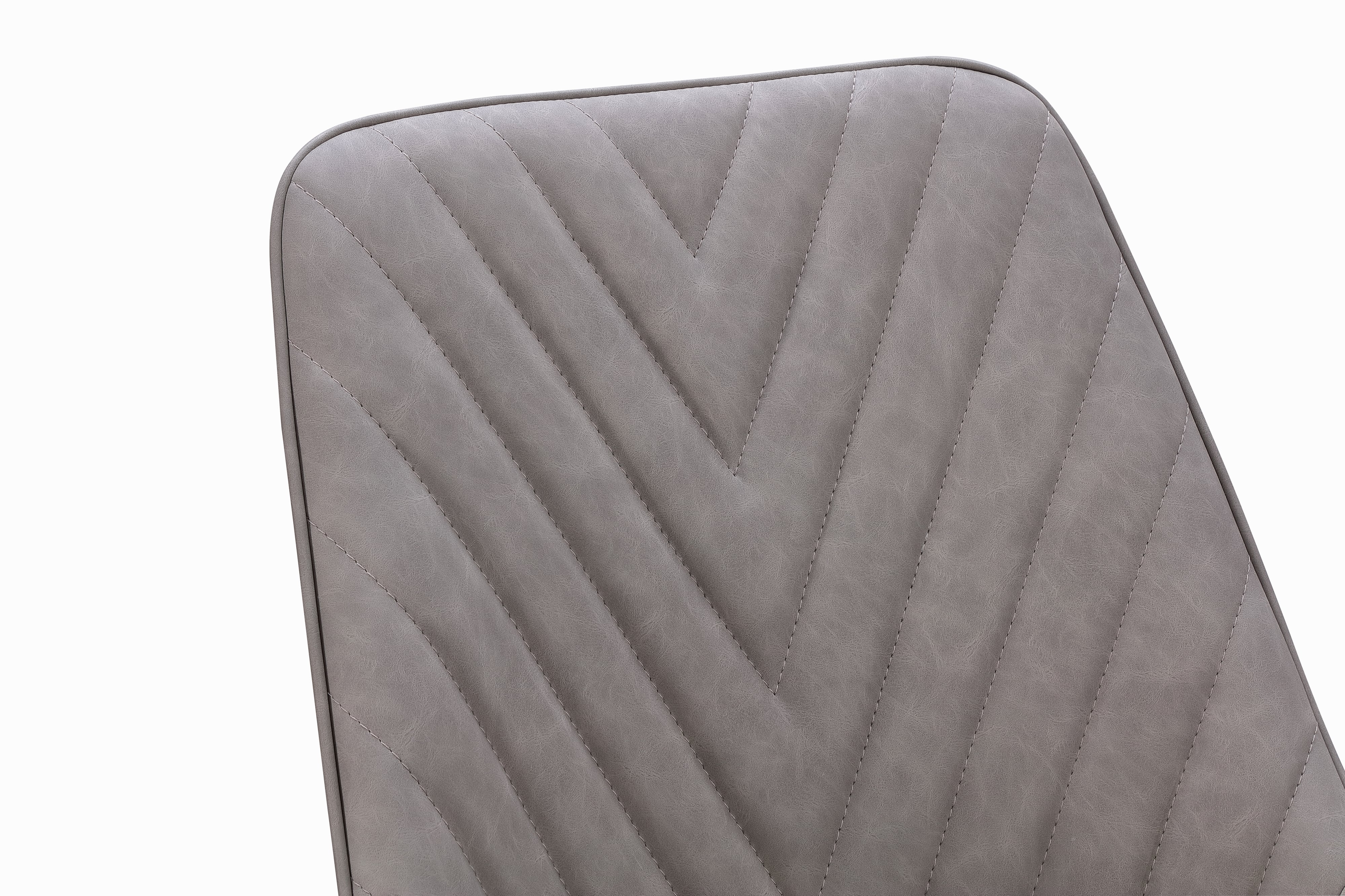 Modus Furniture Lucia Upholstered Dining Chair In Anchor Gray