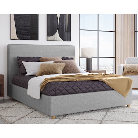 Queen Upholstered Platform Bed