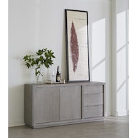 Contemporary Sideboard with Drop-Front Drawer