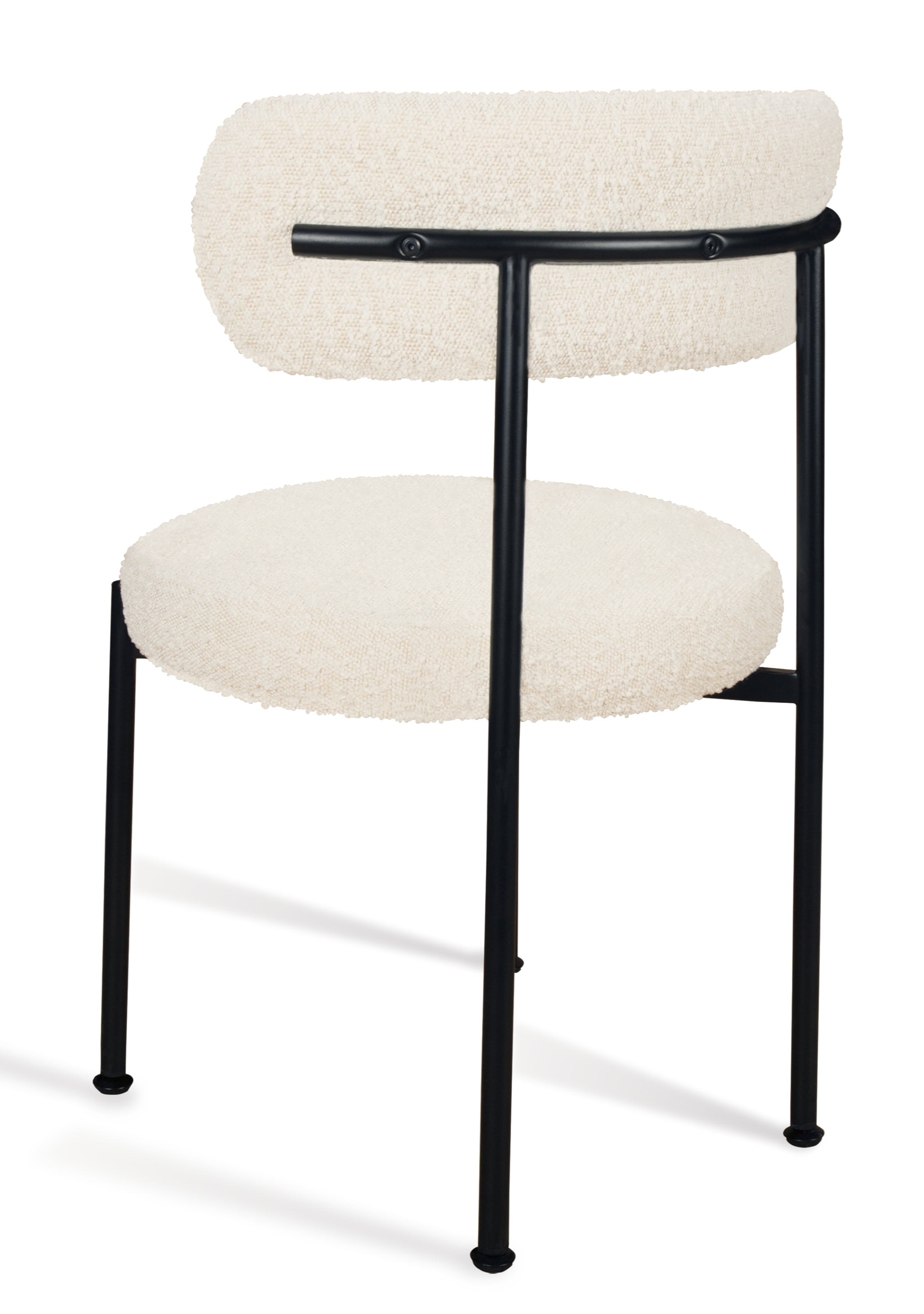 Modus Furniture Aere Upholstered Dining Chair - Ivory/Blk