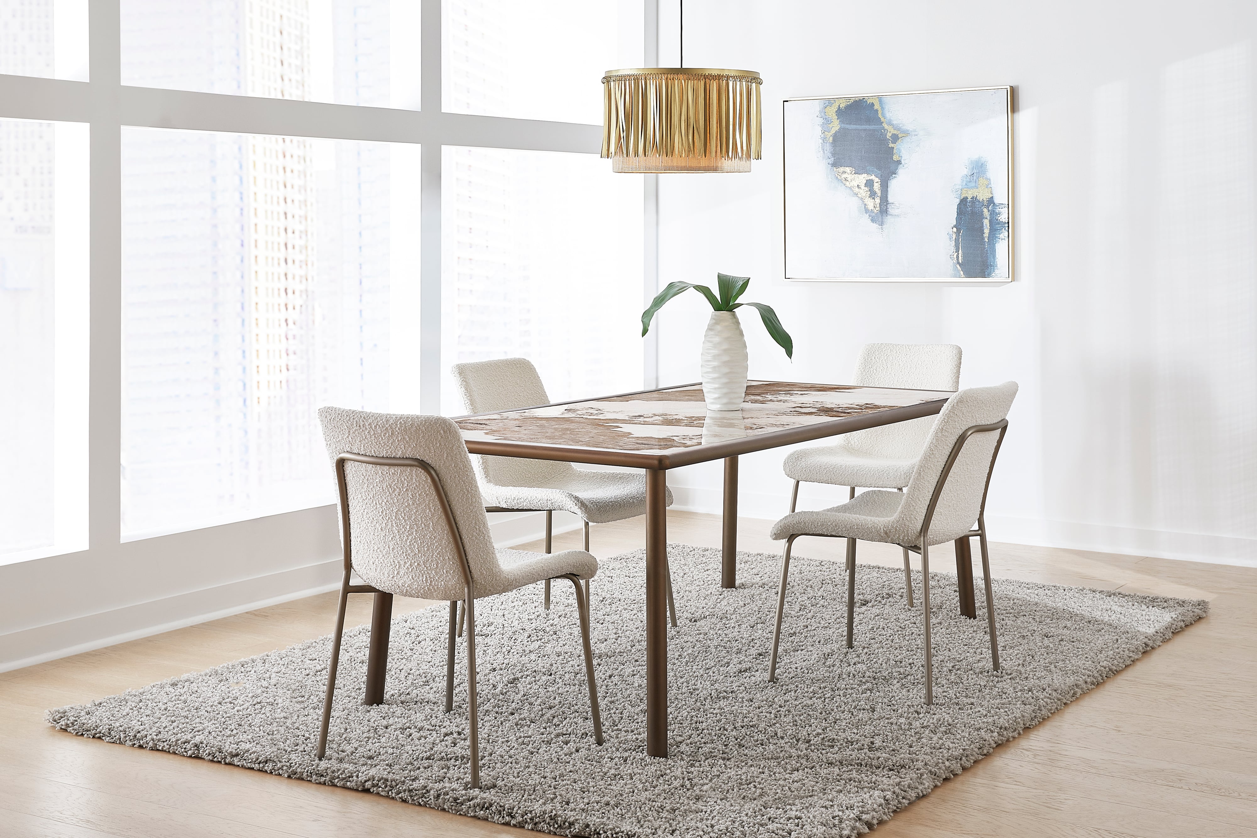 Modus Furniture Crossroads 2.0 5-Piece Dining Set