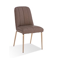 Mid-Century Modern Upholstered Dining Chair