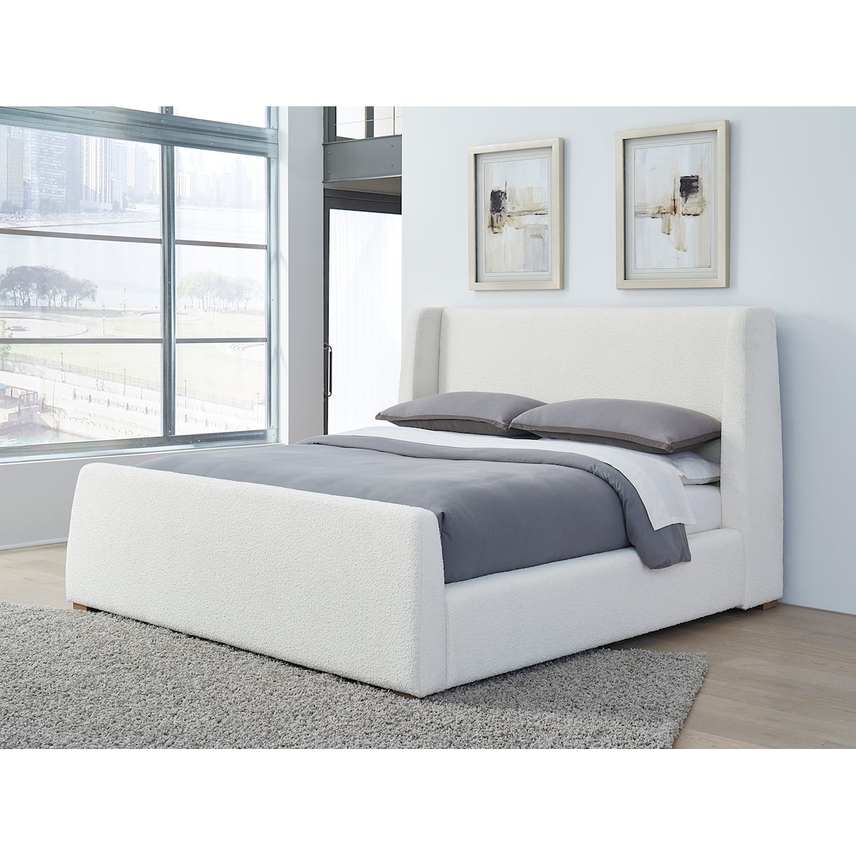 Modus International Formosa Presley Upholstered King Bed