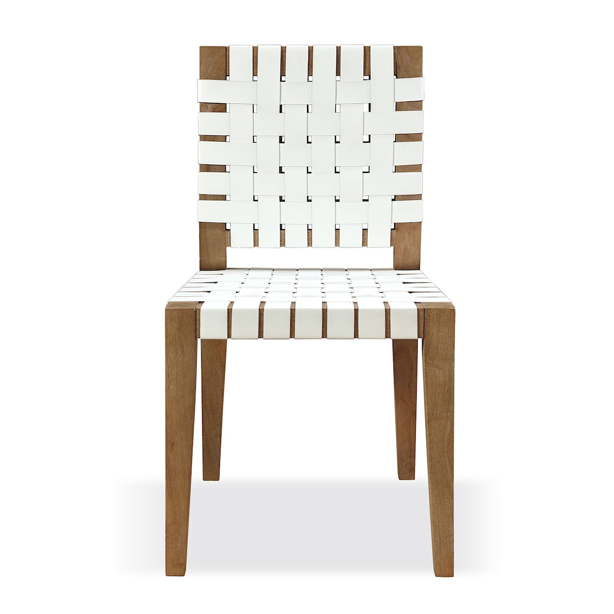 Modus International One Side Chair Woven - White/Bisque